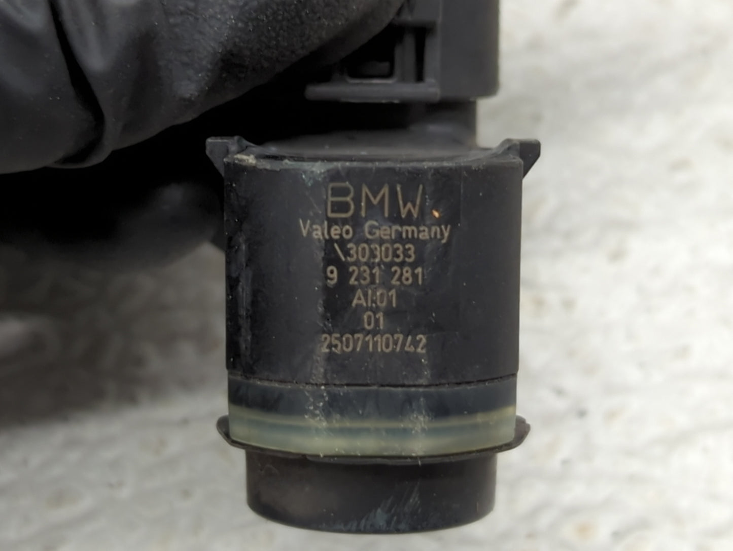 2012 Bmw 650i Front Park Assist Sensor Black - Oemusedautoparts1.com