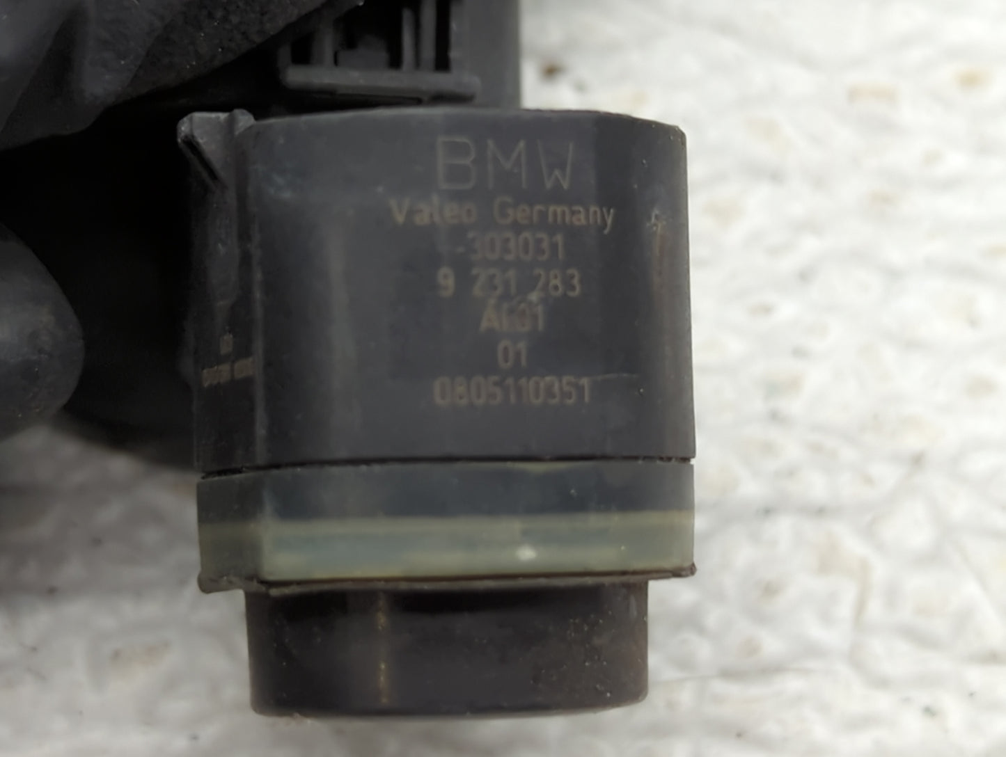 2012 Bmw 750 Front Park Assist Sensor Black 1456908 - Oemusedautoparts1.com