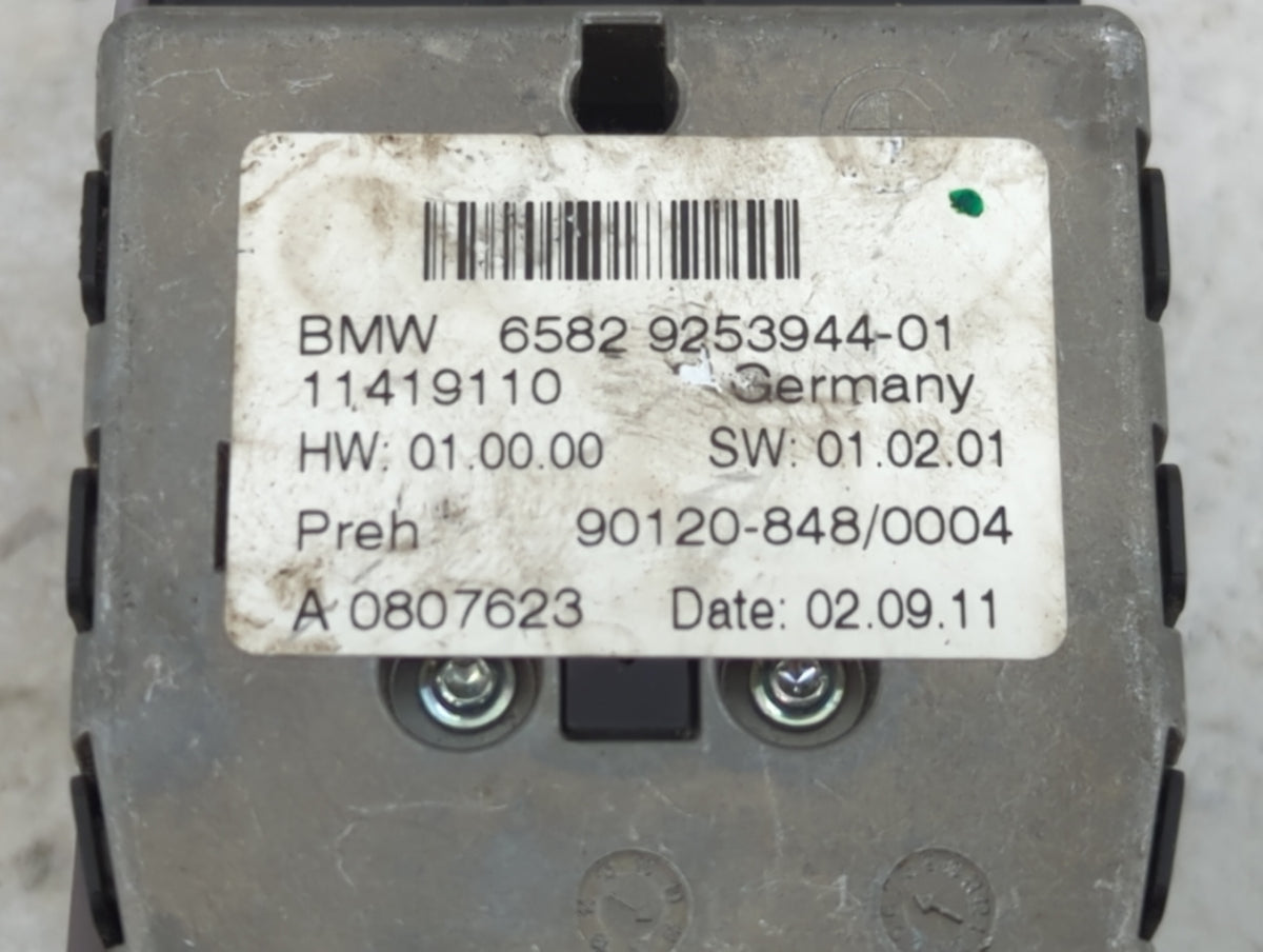 2012 Bmw X3 Radio AM FM Cd Player Receiver Replacement P/N:65829253944-01 11419110, 90120-848/0004 Fits OEM Used Auto Parts