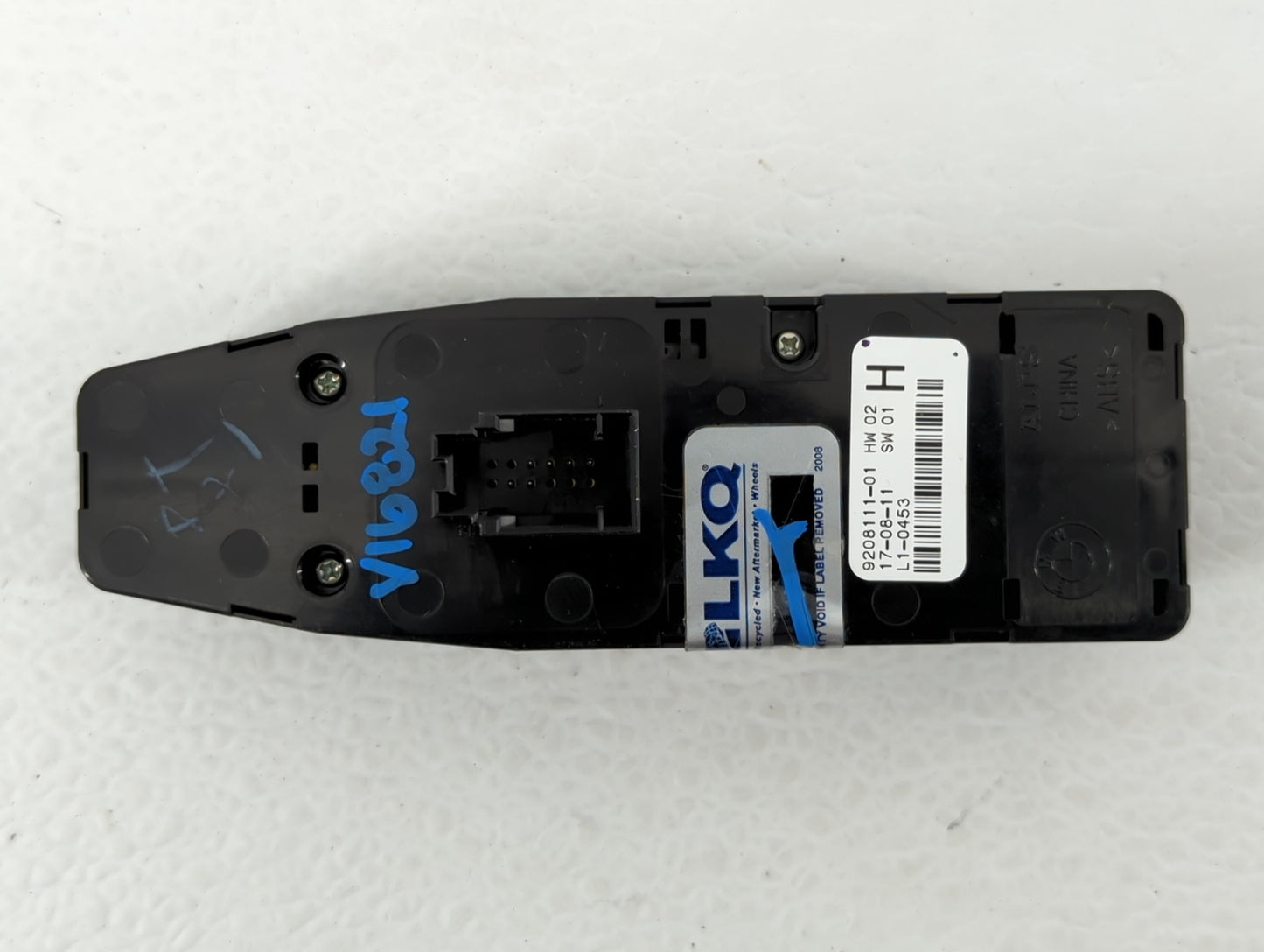 2012-2017 Bmw X3 Master Power Window Switch Replacement Driver Side Left P/N:9208111-01 Fits OEM Used Auto Parts - Oemusedau