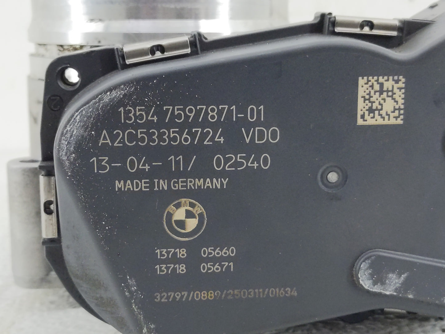 2011-2018 Bmw X5 Throttle Body P/N:1354 7597871-01 A2C53356724 Fits Fits 2010 2011 2012 2013 2014 2015 2016 2017 2018 2019 2