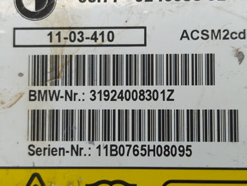 2012 Bmw X5 PCM Engine Control Computer ECU ECM PCU OEM P/N:65.77-9240083-02 0285010258, 31924008301Z Fits OEM Used Auto Parts