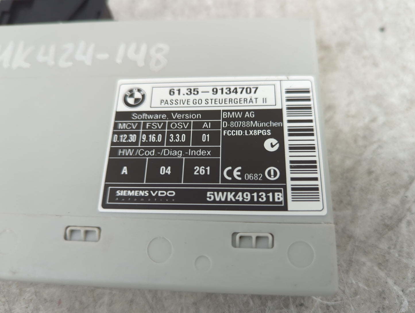 2007-2013 Bmw X5 Locking Control Module 61.35-9134707|5wk49131b - Oemusedautoparts1.com