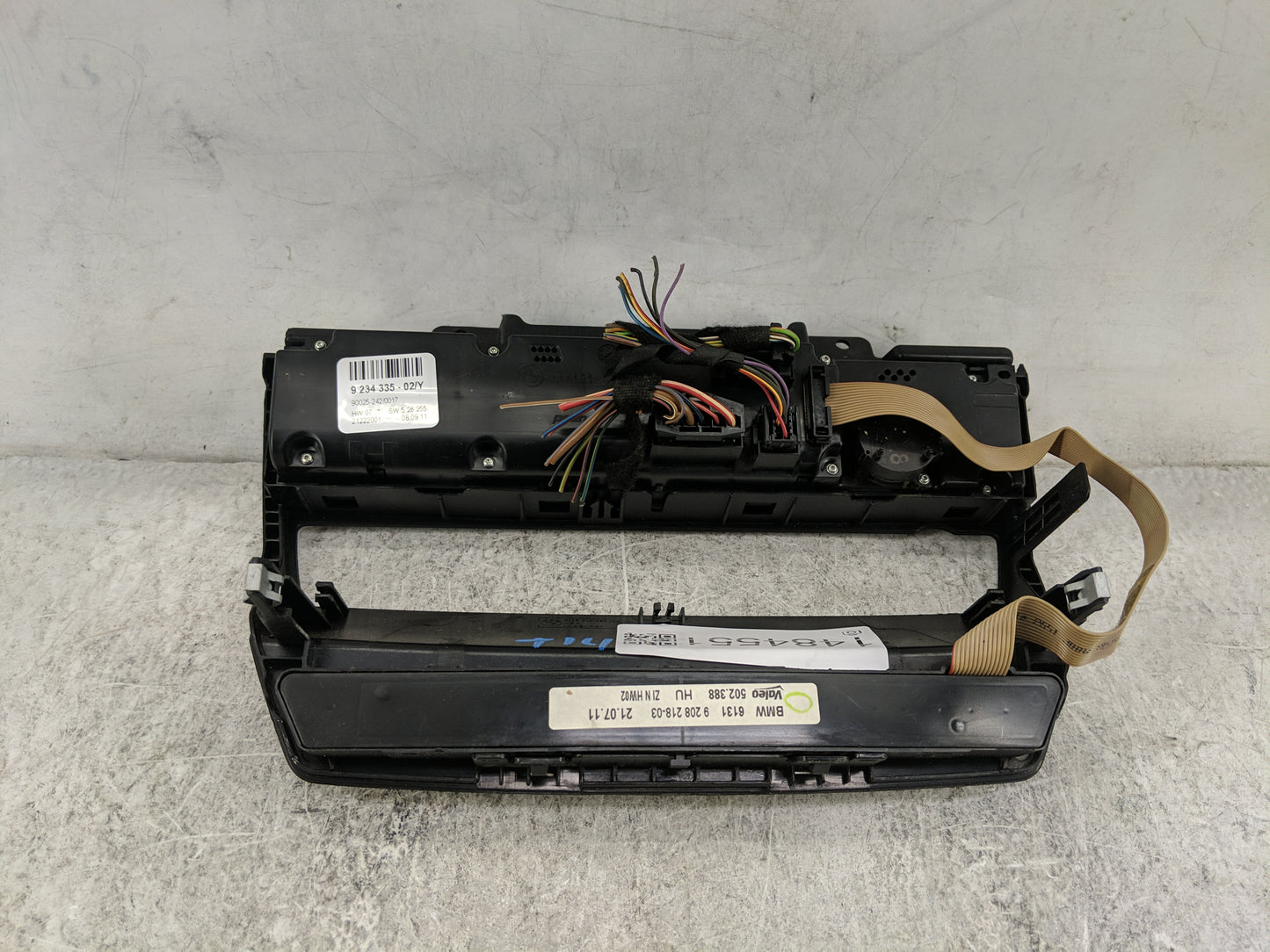 2007-2013 Bmw X5 Climate Control Module Temperature AC/Heater Replacement P/N:9234335-02/Y 9208218-03 Fits OEM Used Auto Par