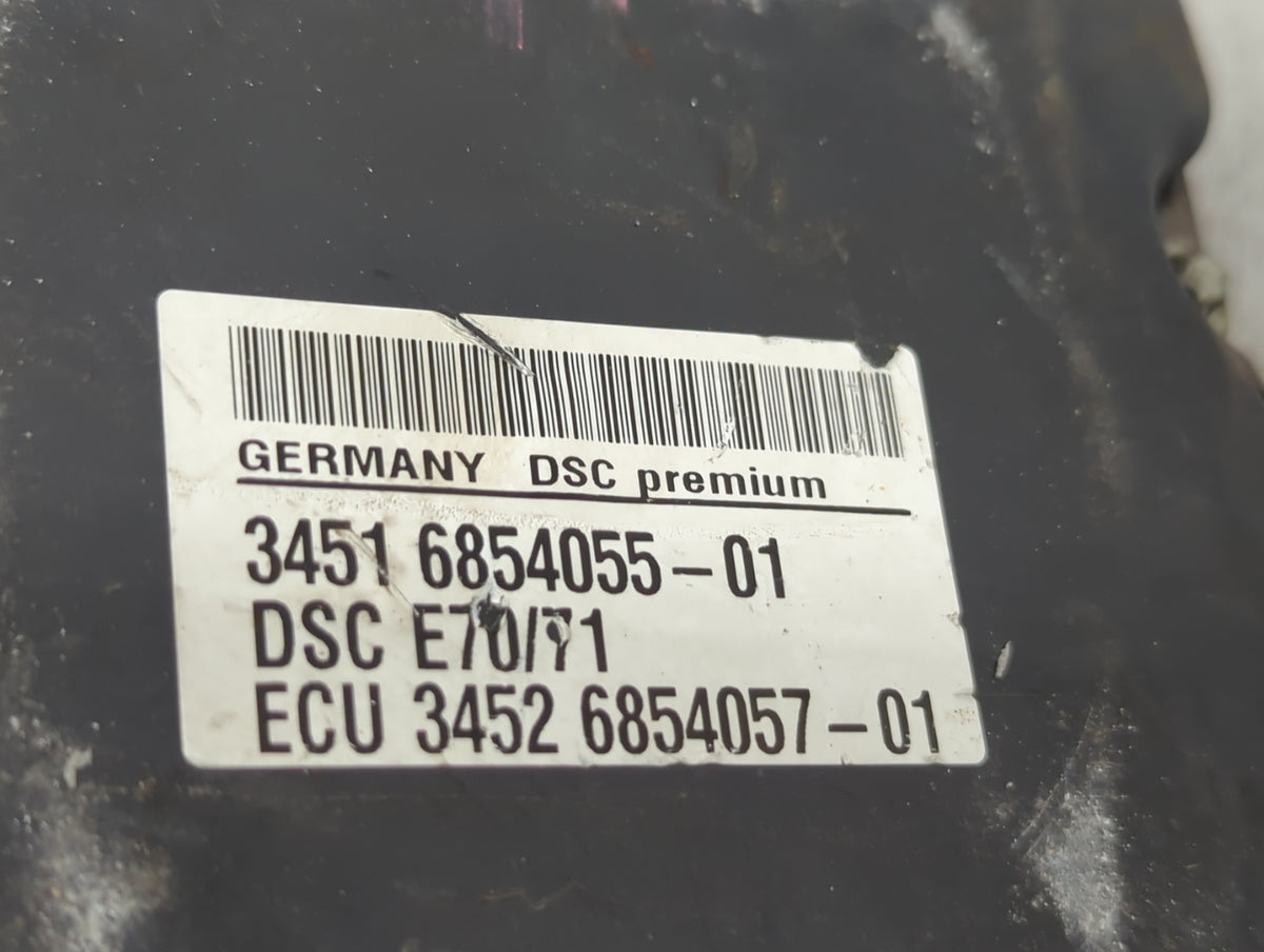 2007-2013 Bmw X5 Anti-Lock Brake ABS Pump Module Actuator OEM P/N:3451 6854055-01 Fits OEM Used Auto Parts - Oemusedautopart