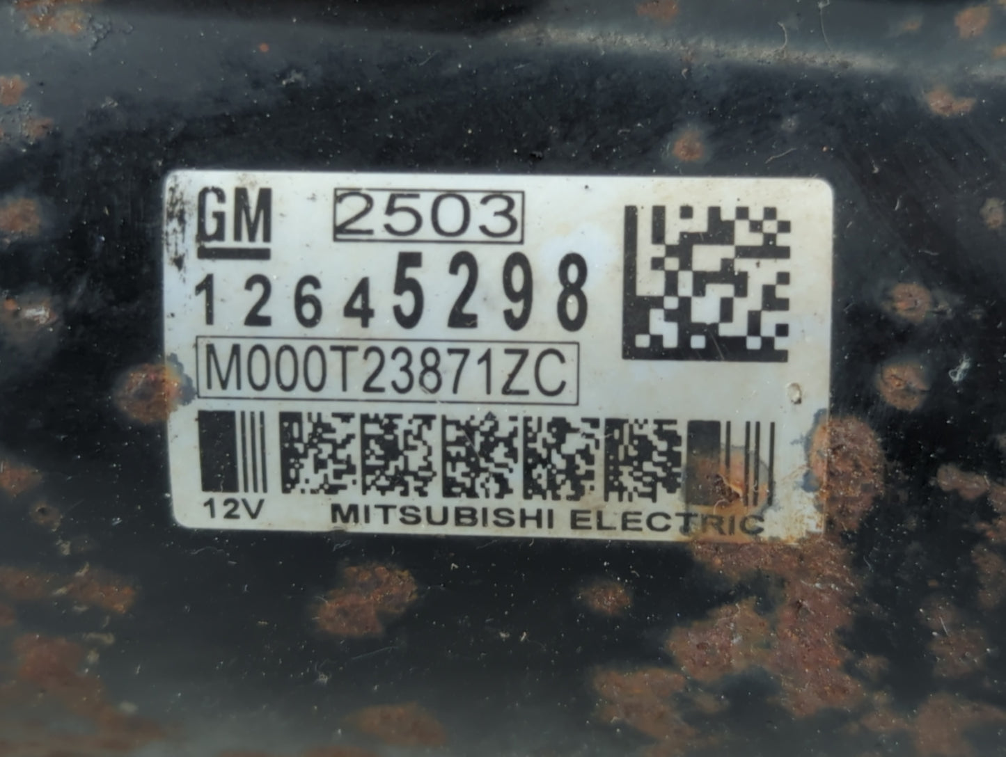 2010-2016 Buick Lacrosse Car Starter Motor Solenoid OEM P/N:M000T23871ZC 12645298 Fits OEM Used Auto Parts - Oemusedautopart