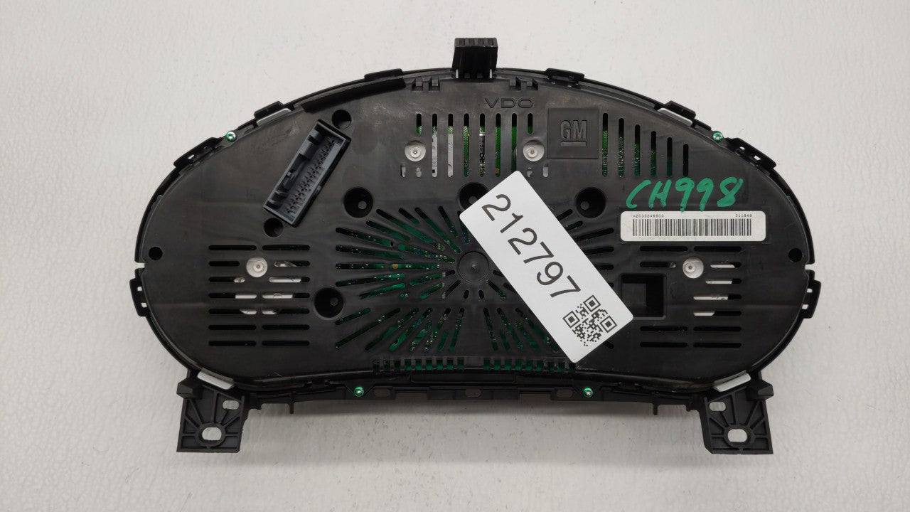 2012 Buick Regal Instrument Cluster Speedometer Gauges P/N:22840504 Fits OEM Used Auto Parts - Oemusedautoparts1.com