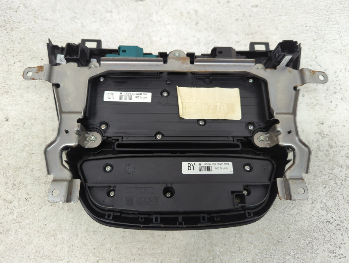 2012 Buick Regal Climate Control Module Temperature AC/Heater Replacement P/N:13297381 22780371 Fits OEM Used Auto Parts - O