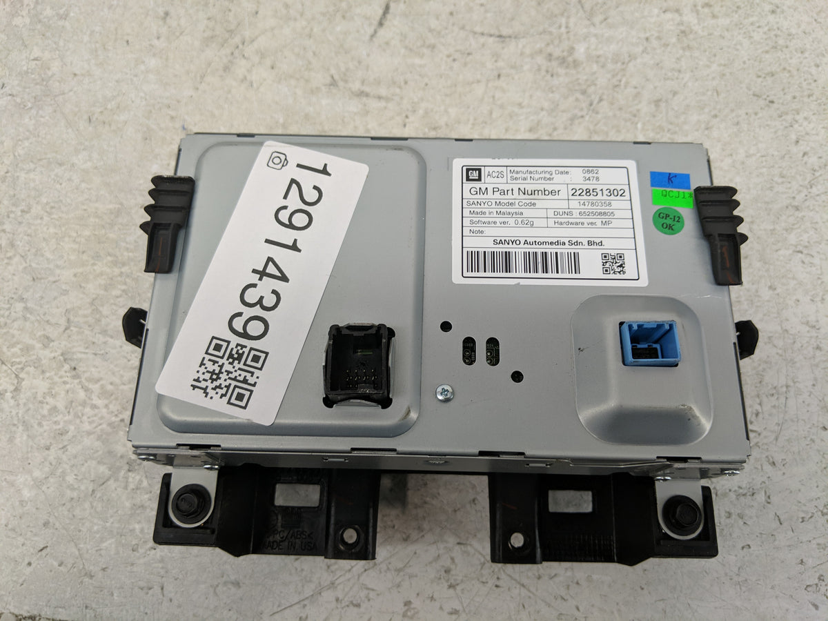 2012-2016 Buick Verano Information Radio Display Screen 1291439 - Oemusedautoparts1.com