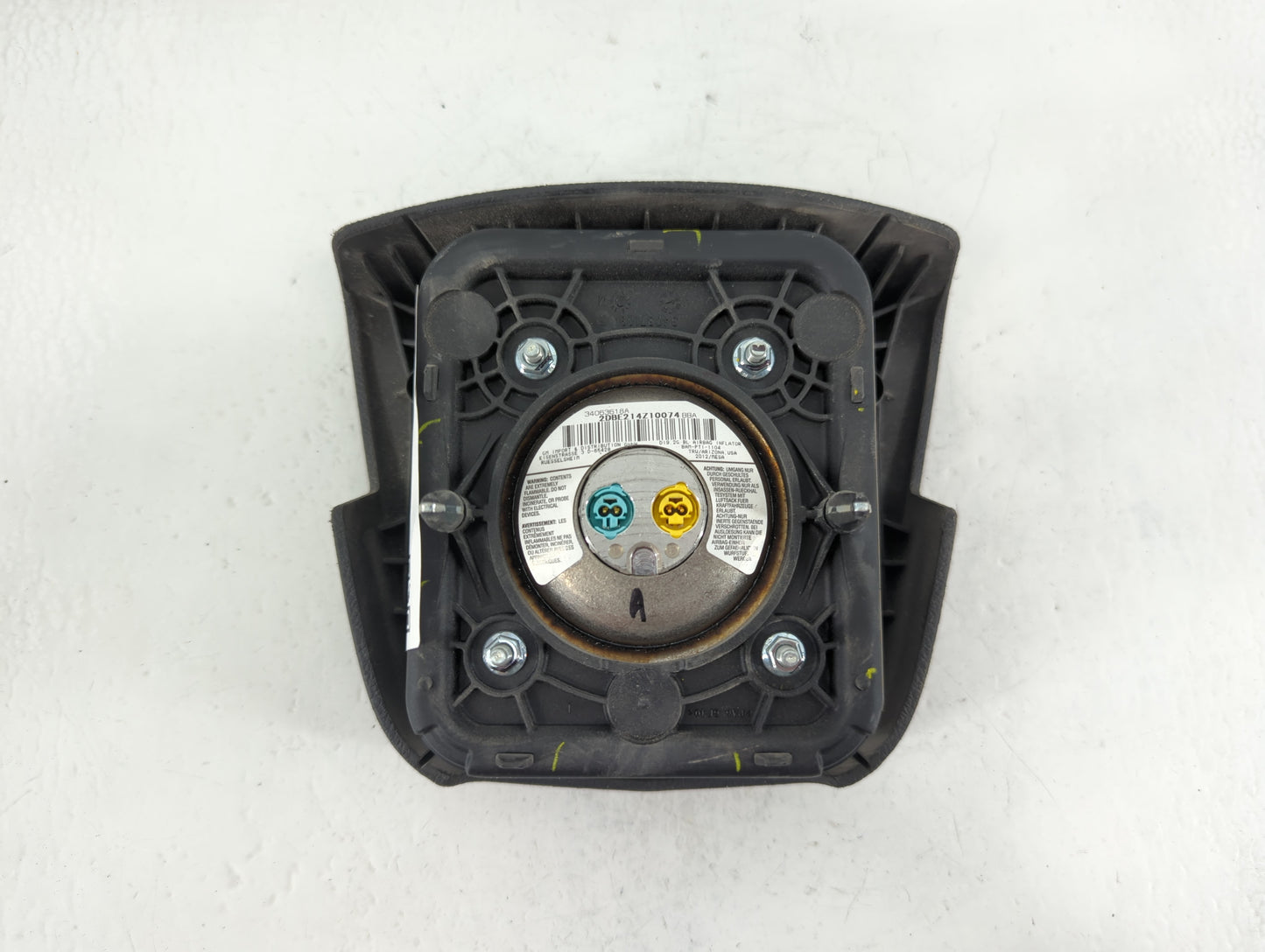 2011-2012 Cadillac Srx Air Bag Driver Left Steering Wheel Mounted P/N:34063618A Fits Fits 2011 2012 OEM Used Auto Parts - Oe
