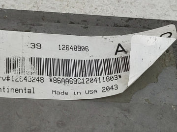2012-2015 Chevrolet Camaro PCM Engine Control Computer ECU ECM PCU OEM P/N:12648906 Fits Fits 2010 2011 2012 2013 2014 2015 OEM Used Auto Parts