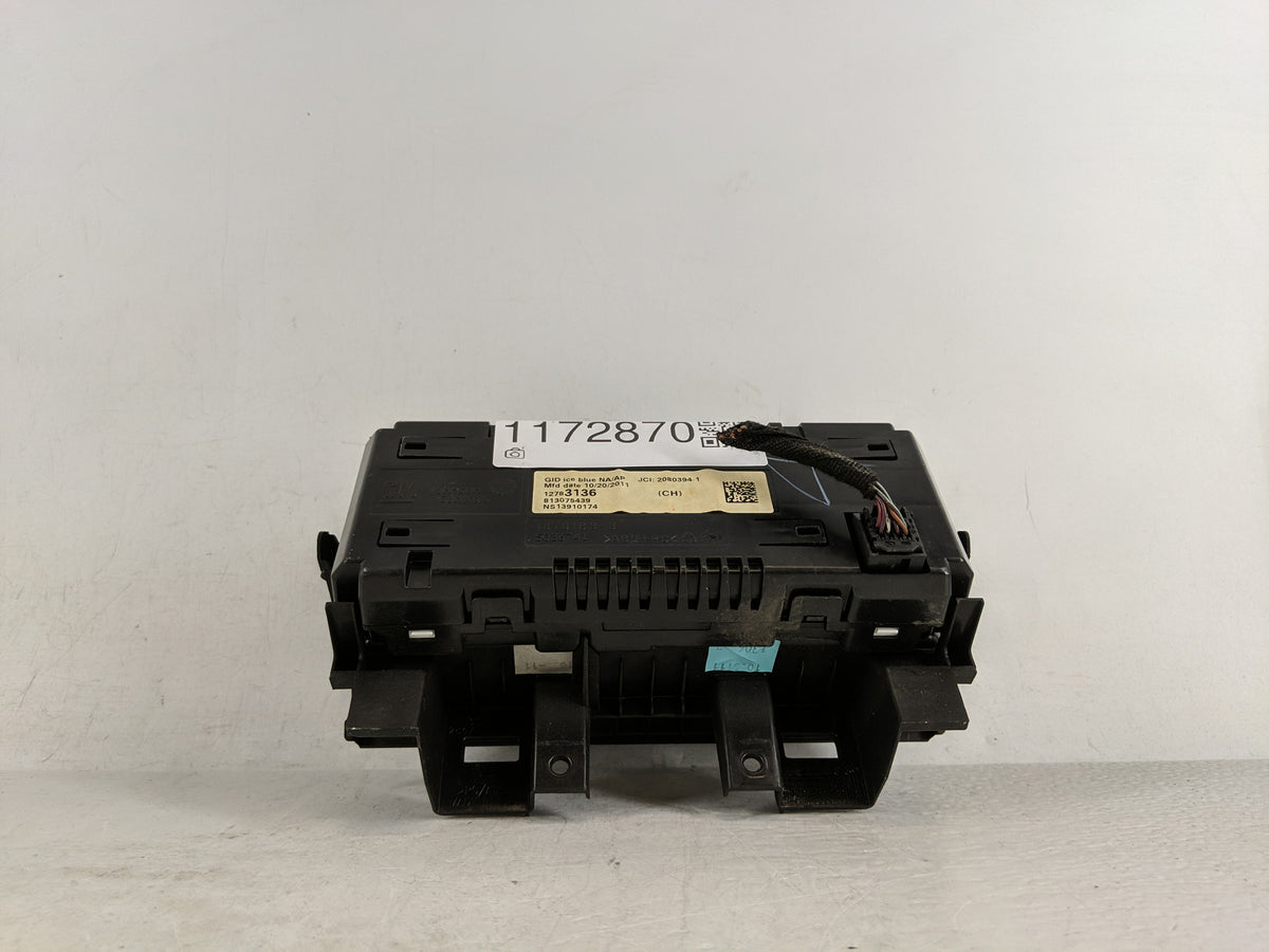 2012 Chevrolet Cruze Information Radio Display Screen 1172870 - Oemusedautoparts1.com
