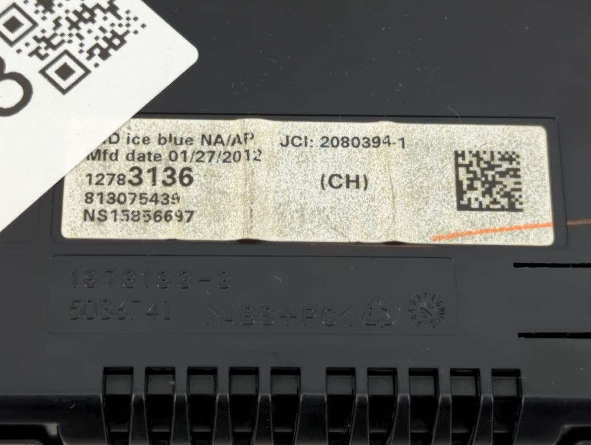 2012 Chevrolet Cruze Information Radio Display Screen 1229103 - Oemusedautoparts1.com