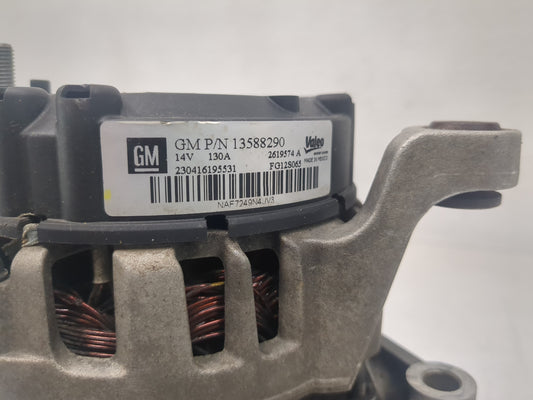 2012-2016 Chevrolet Cruze Alternator Replacement Generator Charging Assembly Engine OEM P/N:13588290 Fits OEM Used Auto Parts