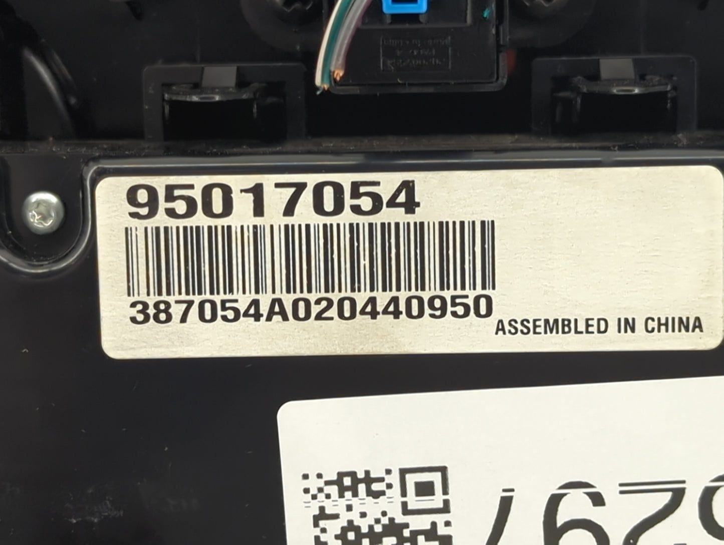 2011-2012 Chevrolet Cruze Climate Control Module Temperature AC/Heater Replacement P/N:95017054 387054A020440950 Fits OEM Us