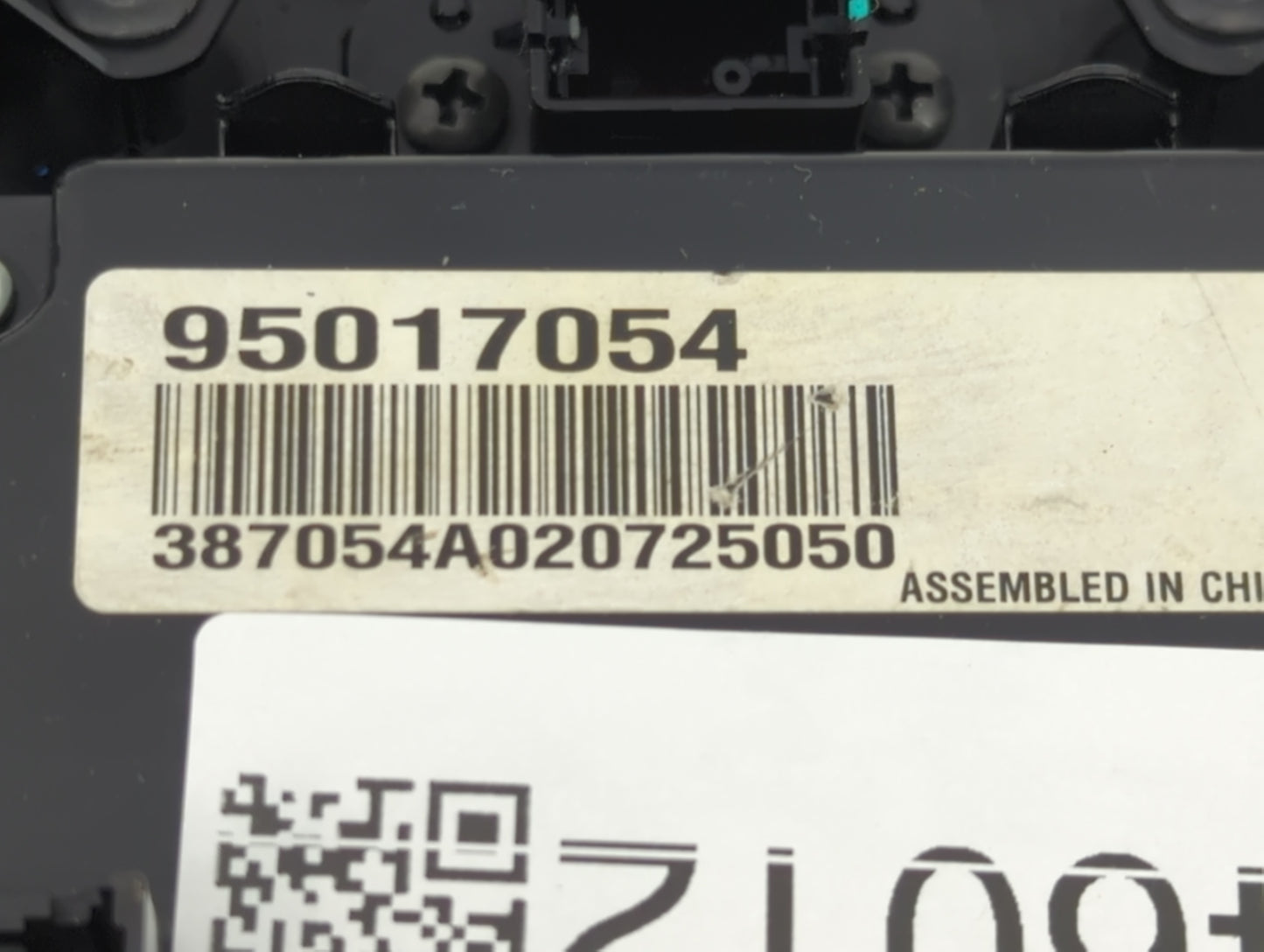 2012 Chevrolet Cruze Climate Control Module Temperature AC/Heater Replacement P/N:95017054 387054A020725050 Fits OEM Used Au