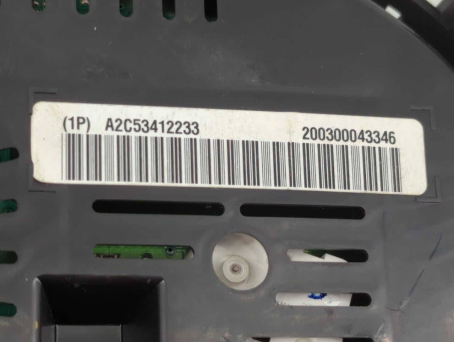 2012 Chevrolet Equinox Instrument Cluster Speedometer Gauges P/N:A2C53412233 Fits OEM Used Auto Parts - Oemusedautoparts1.co