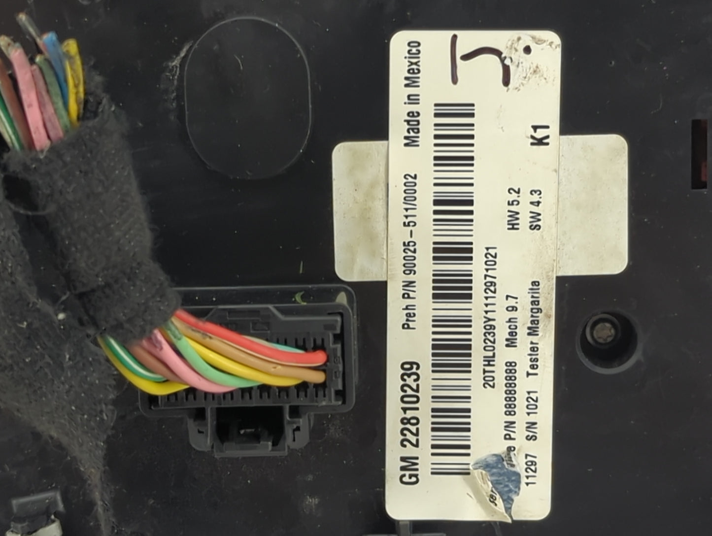 2012-2015 Chevrolet Equinox Radio AM FM Cd Player Receiver Replacement P/N:22810239 Fits Fits 2012 2013 2014 2015 OEM Used A