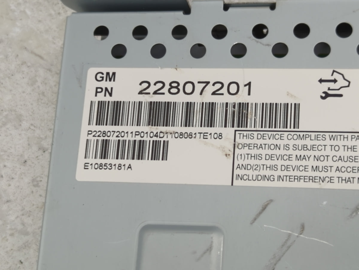 2012-2017 Chevrolet Equinox Information Radio Display Screen 1434193 - Oemusedautoparts1.com