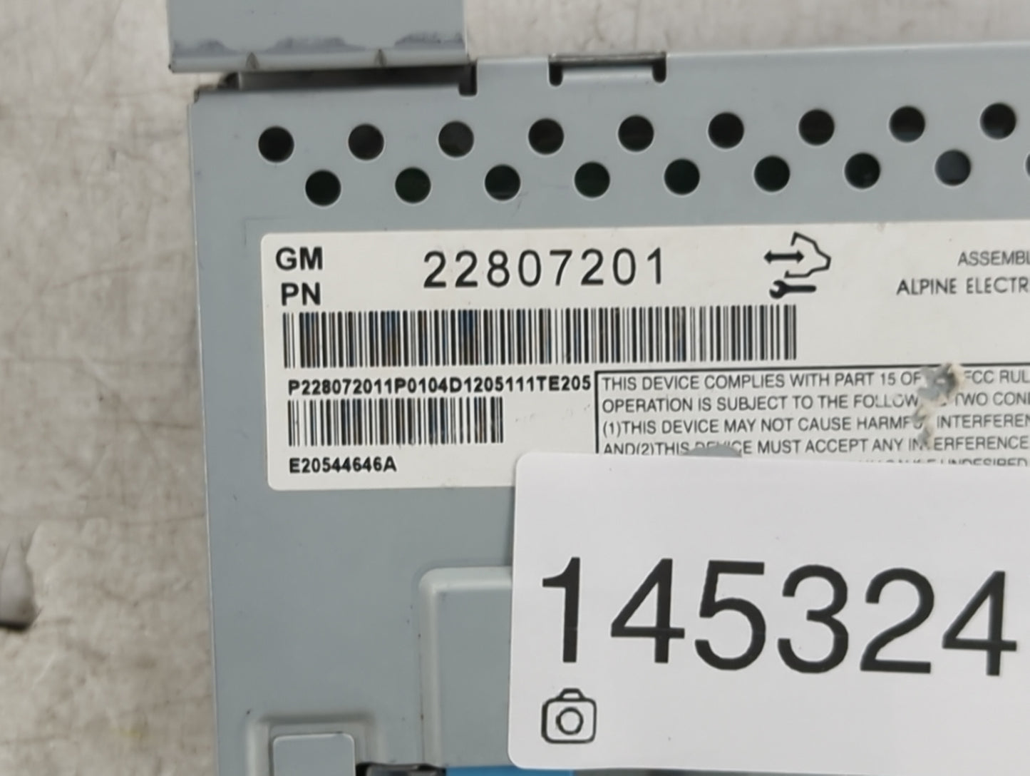 2012-2017 Chevrolet Equinox Information Display Screen - Oemusedautoparts1.com