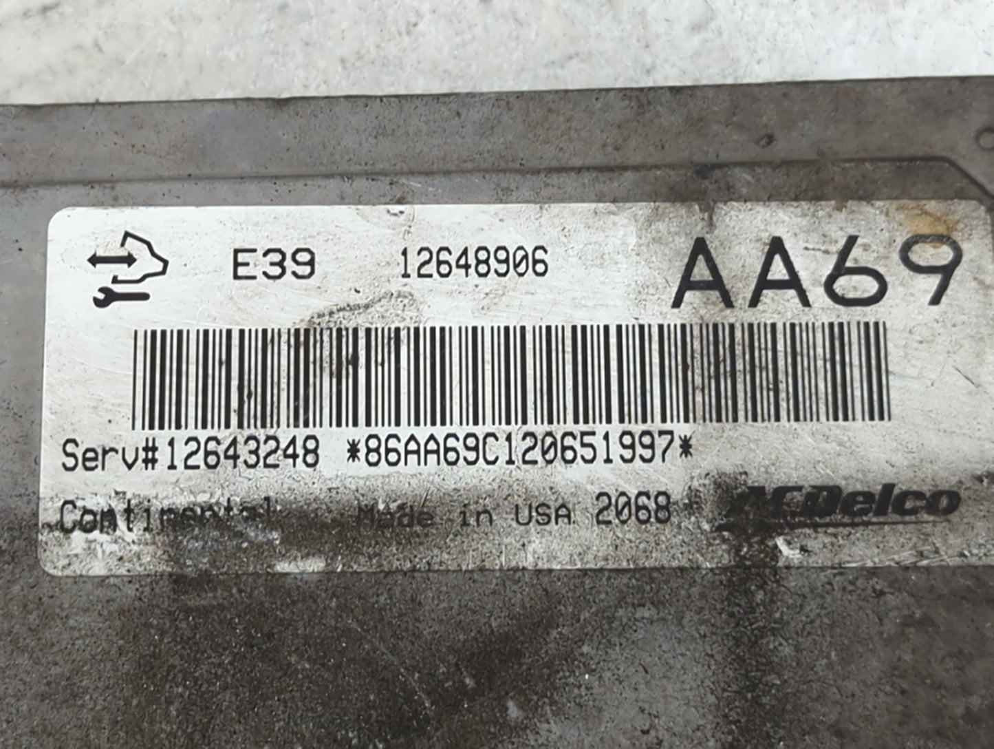 2012 Chevrolet Equinox PCM Engine Control Computer ECU ECM PCU OEM P/N:12643248 12648906 Fits Fits 2013 2014 2015 2016 OEM U