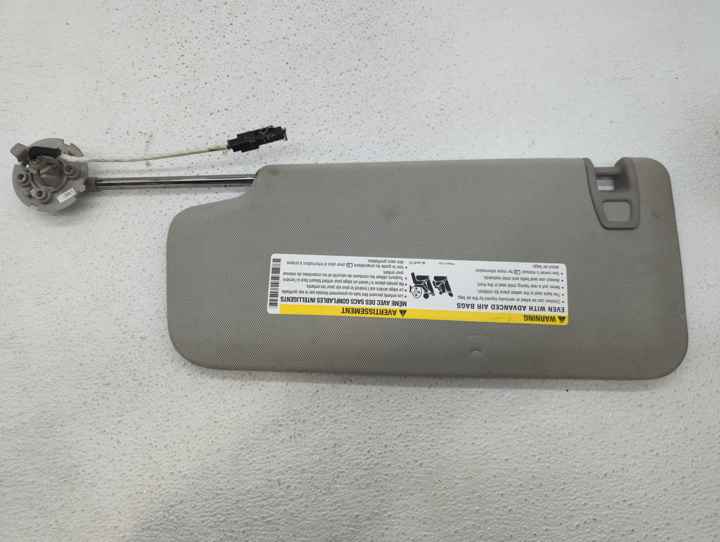 2010-2017 Chevrolet Equinox Sun Visor Shade Replacement Passenger Right Mirror Fits Fits 2010 2011 2012 2013 2014 2015 2016