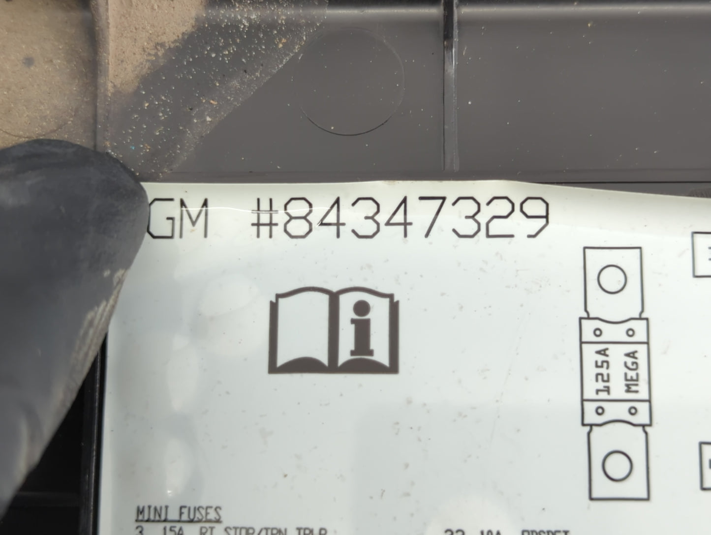 2012 Chevrolet Express 2500 Fusebox Fuse Box Panel Relay Module P/N:3B0960104 84437329, 84302104 Fits OEM Used Auto Parts -