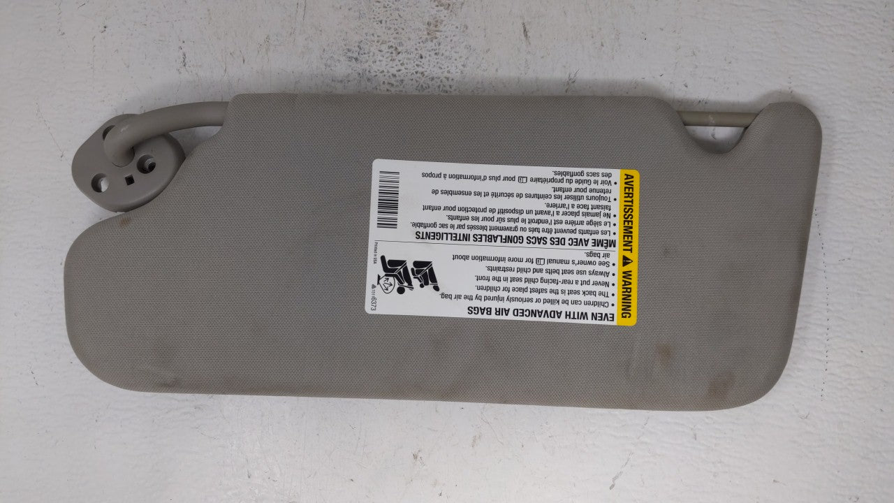 2012 Chevrolet Impala Sun Visor Shade Replacement Passenger Right Mirror Fits OEM Used Auto Parts - Oemusedautoparts1.com