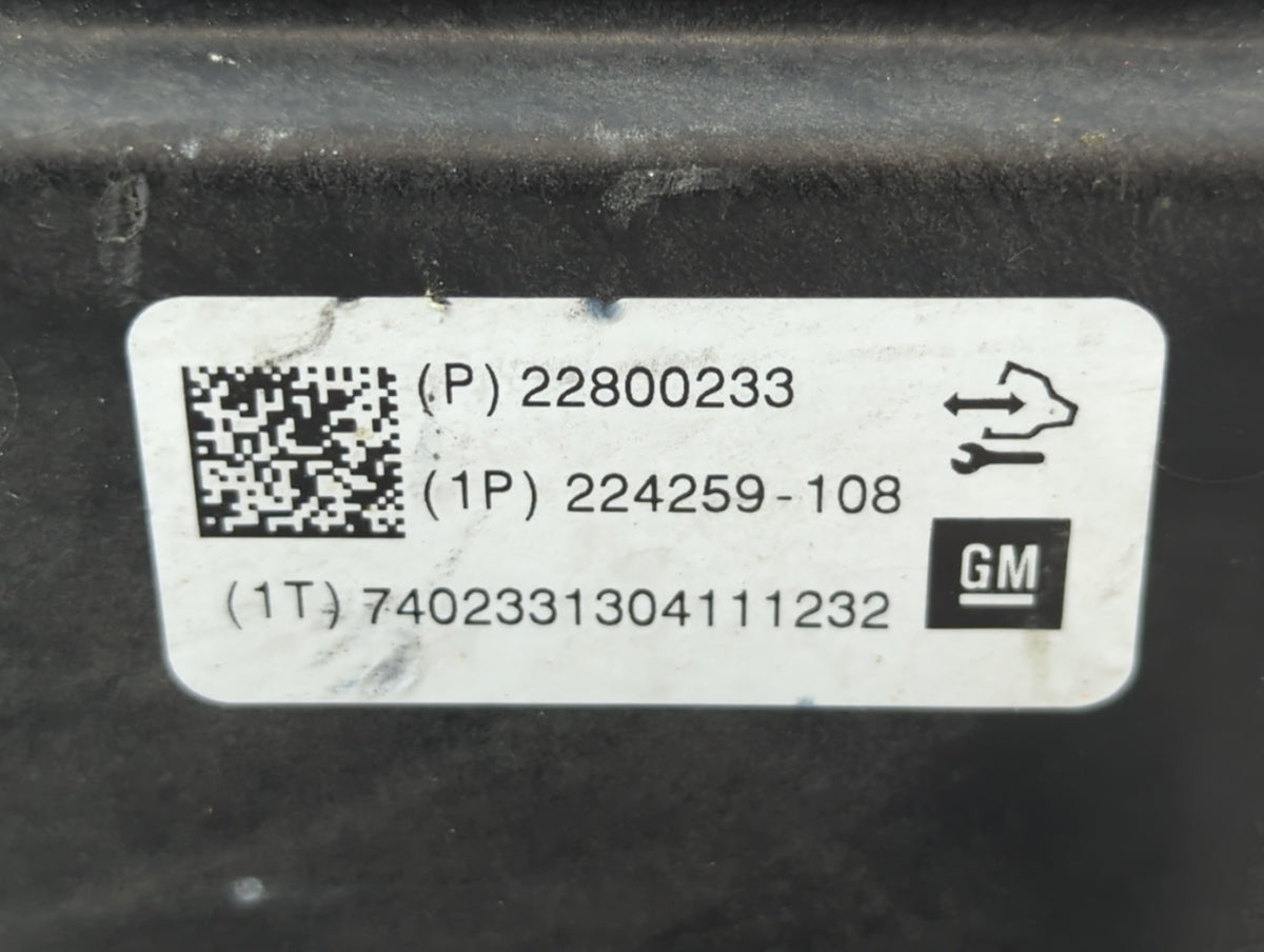 2012 Chevrolet Malibu Anti-Lock Brake ABS Pump Module Actuator OEM P/N:224259-108 22800233 Fits OEM Used Auto Parts - Oemuse