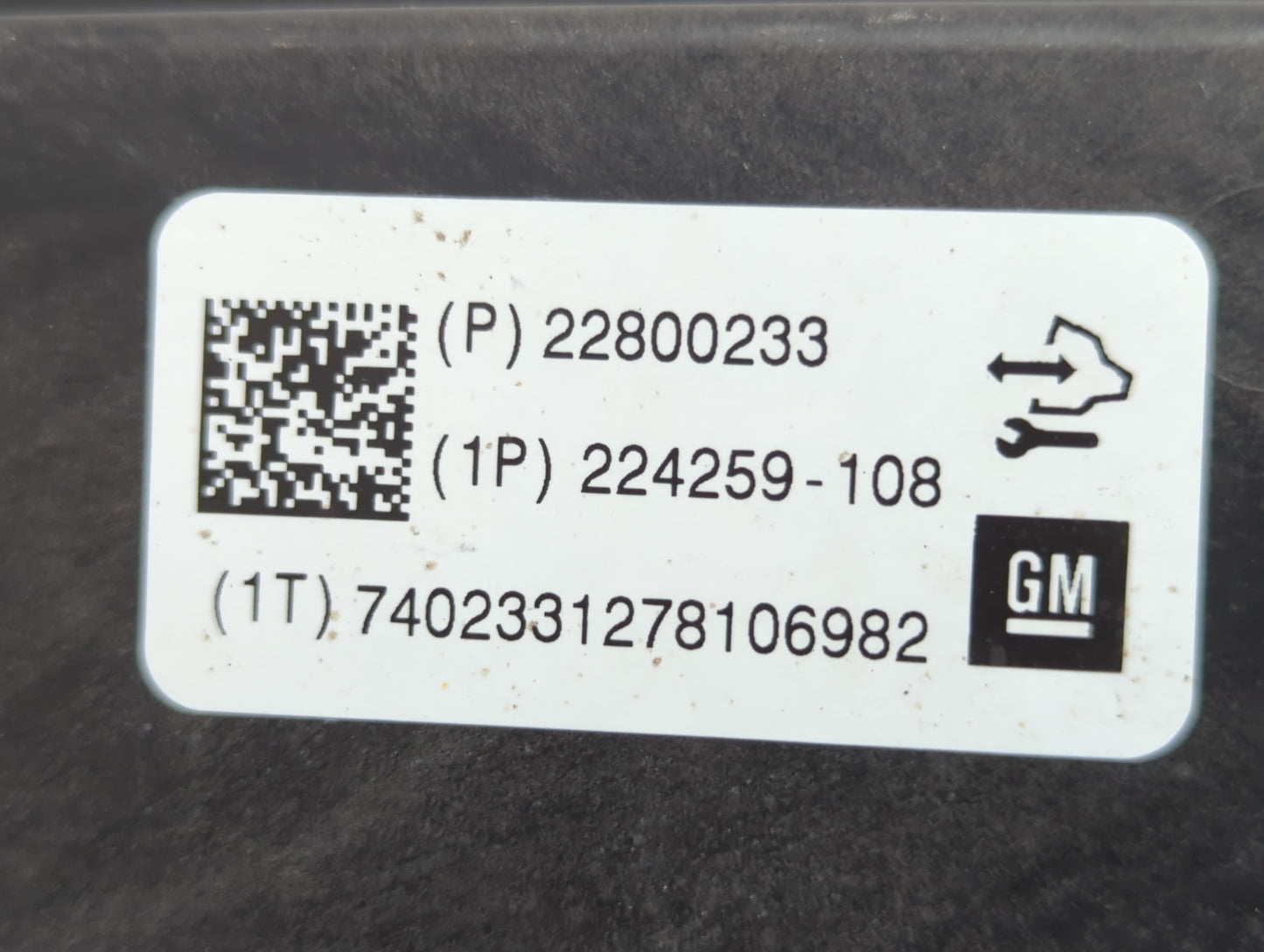 2012 Chevrolet Malibu Anti-Lock Brake ABS Pump Module Actuator OEM P/N:22800233 224259-108 Fits OEM Used Auto Parts - Oemuse