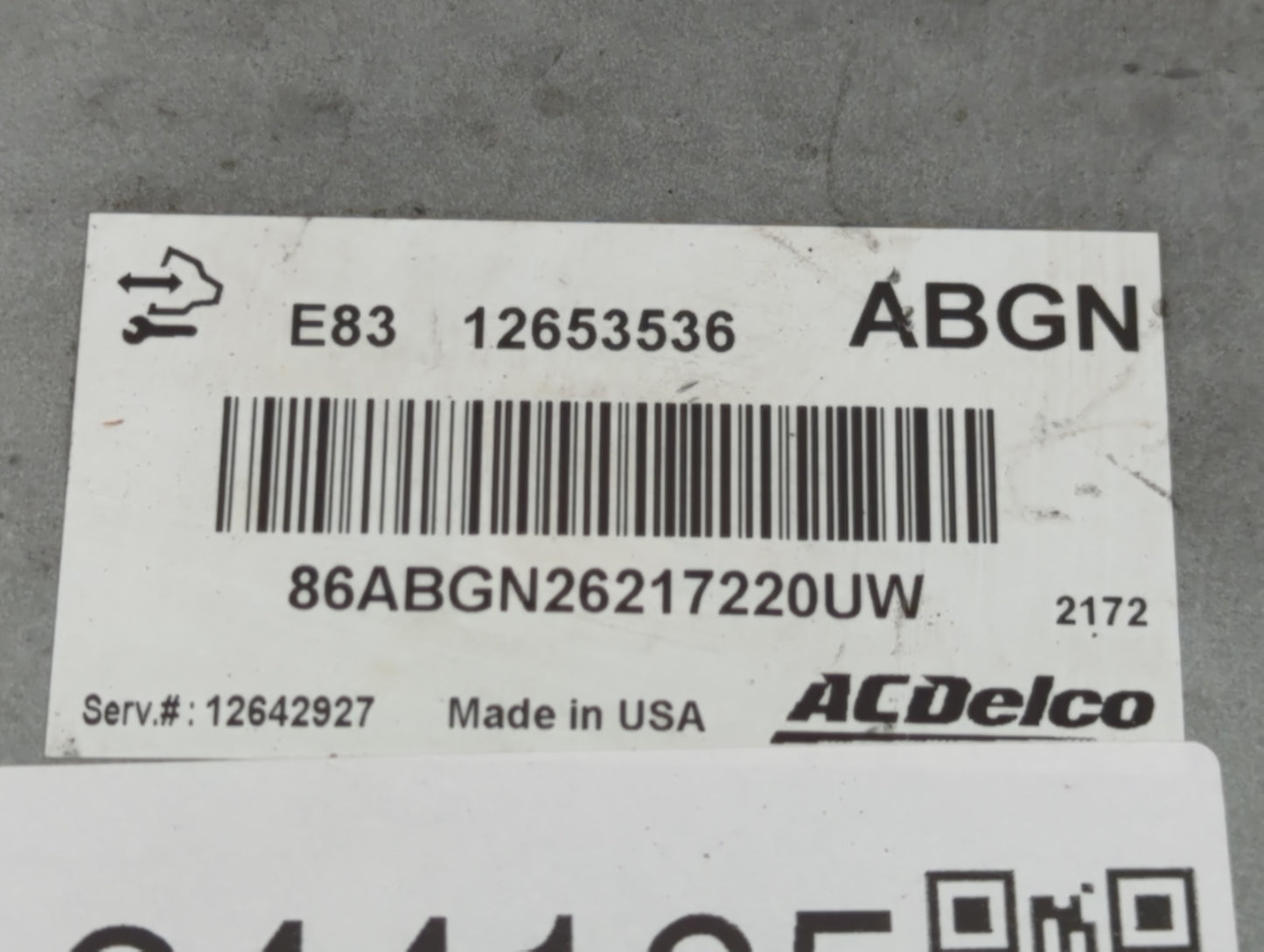 2012 Chevrolet Sonic PCM Engine Control Computer ECU ECM PCU OEM P/N:12653536 Fits Fits 2009 2010 2011 2013 2014 OEM Used Au