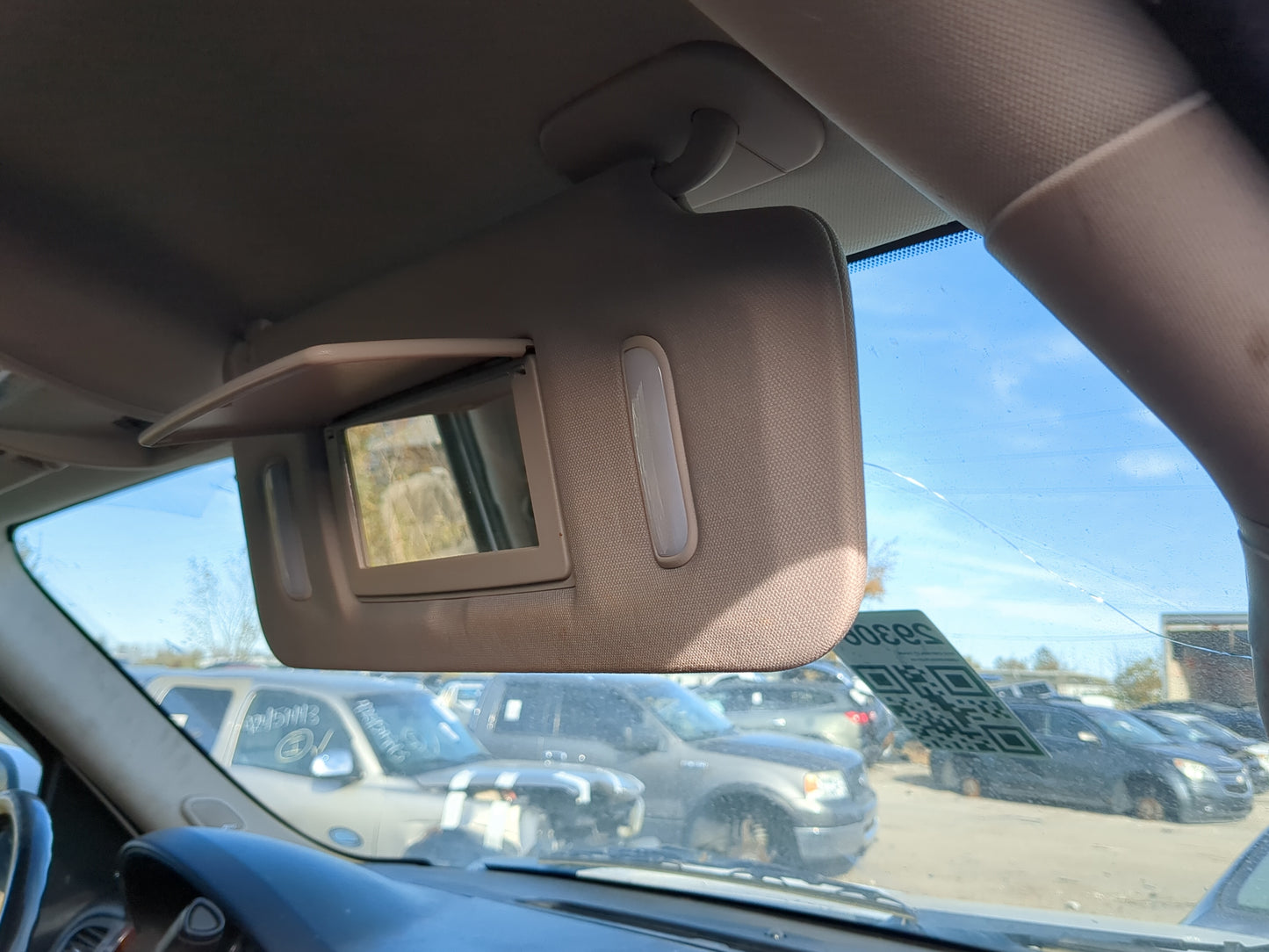 2007-2014 Chevrolet Tahoe Sun Visor Shade Replacement Passenger Right Mirror Fits Fits 2007 2008 2009 2010 2011 2012 2013 20