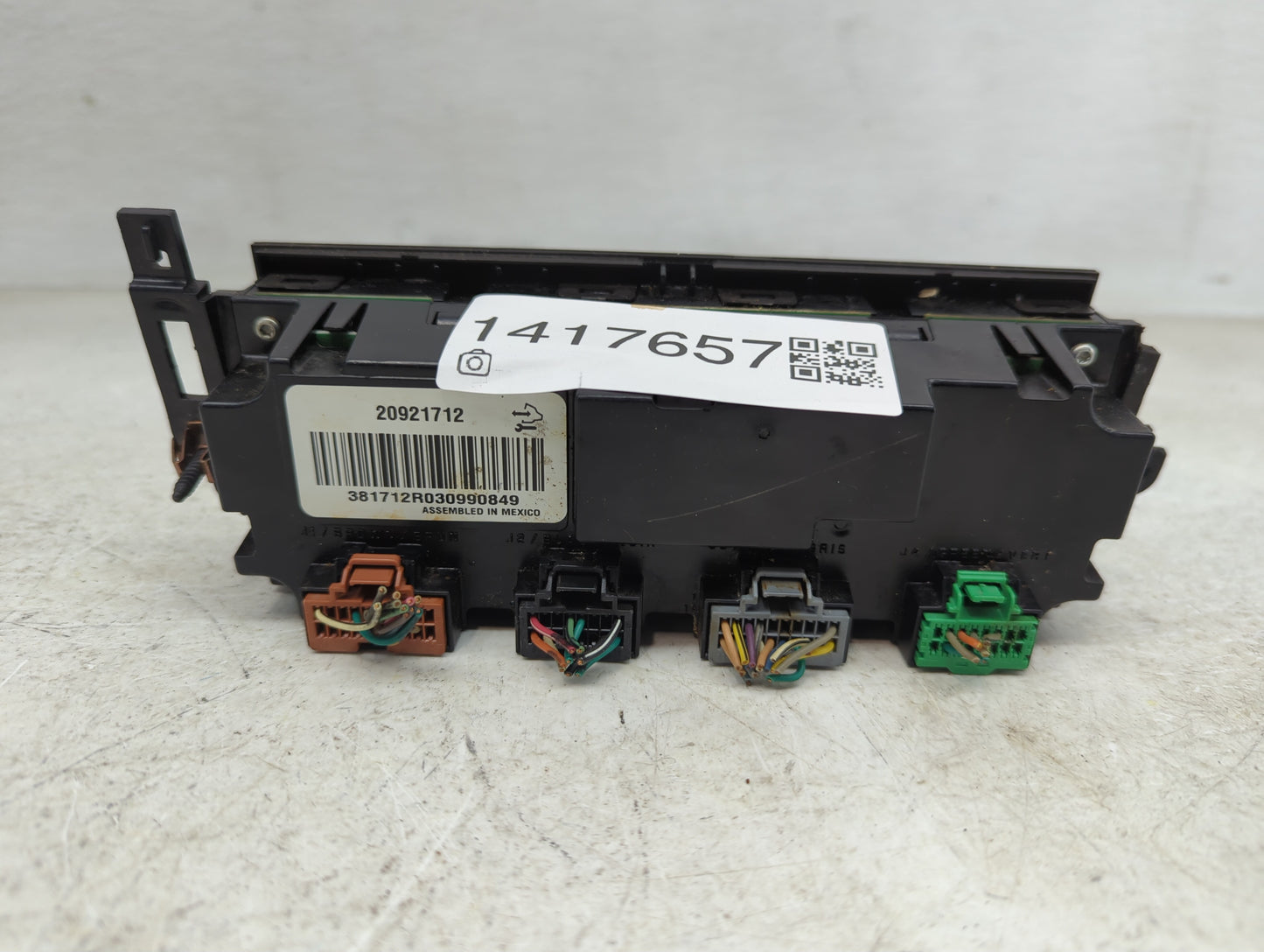 2012-2014 Chevrolet Tahoe Climate Control Module Temperature AC/Heater Replacement P/N:20921712 Fits Fits 2012 2013 2014 OEM