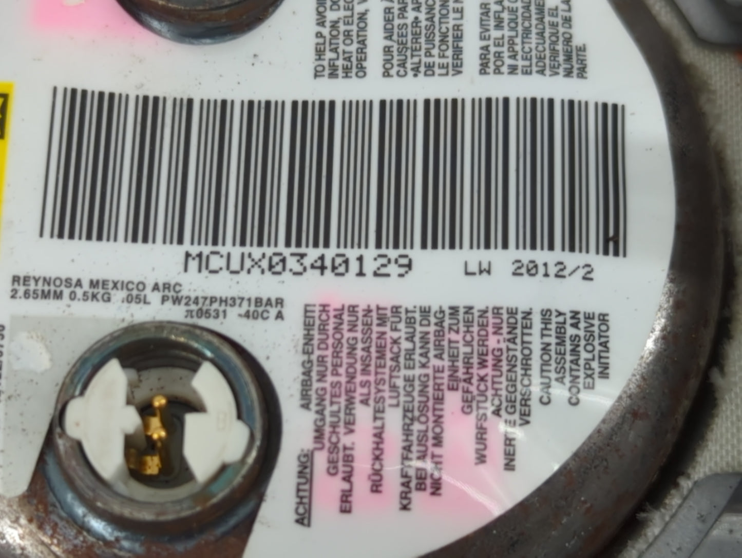 2012 Chevrolet Traverse Driver Curtain Air Bag Oem - Oemusedautoparts1.com