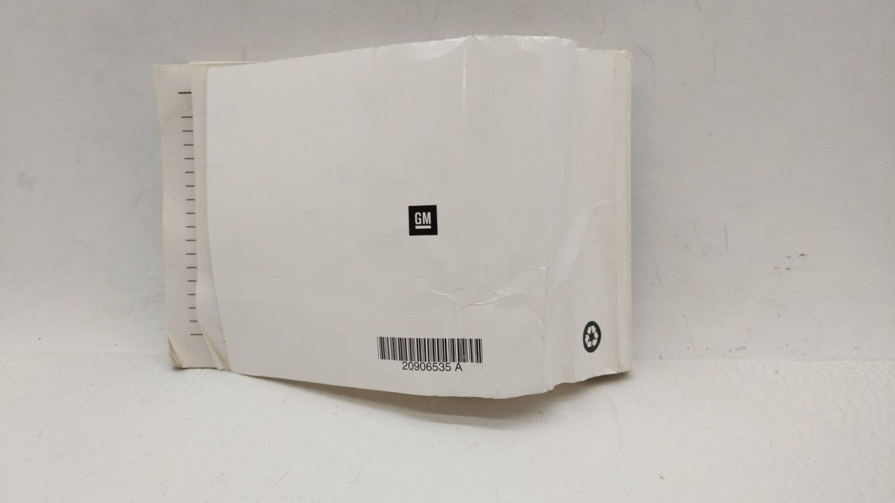 2012 Chevrolet Traverse Owners Manual Book Guide OEM Used Auto Parts - Oemusedautoparts1.com