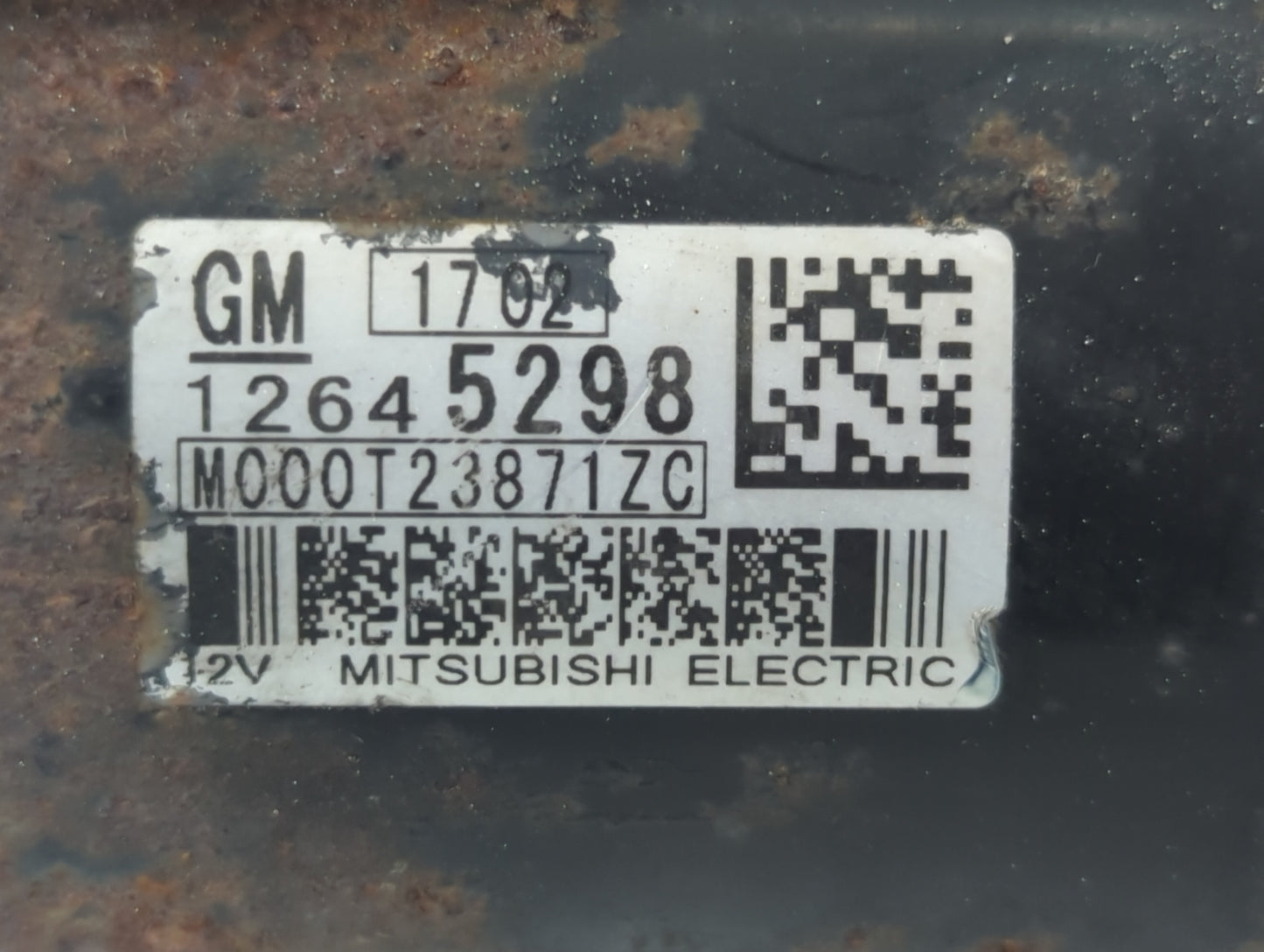 2012 Chevrolet Traverse Car Starter Motor Solenoid OEM P/N:12645298 Fits OEM Used Auto Parts - Oemusedautoparts1.com