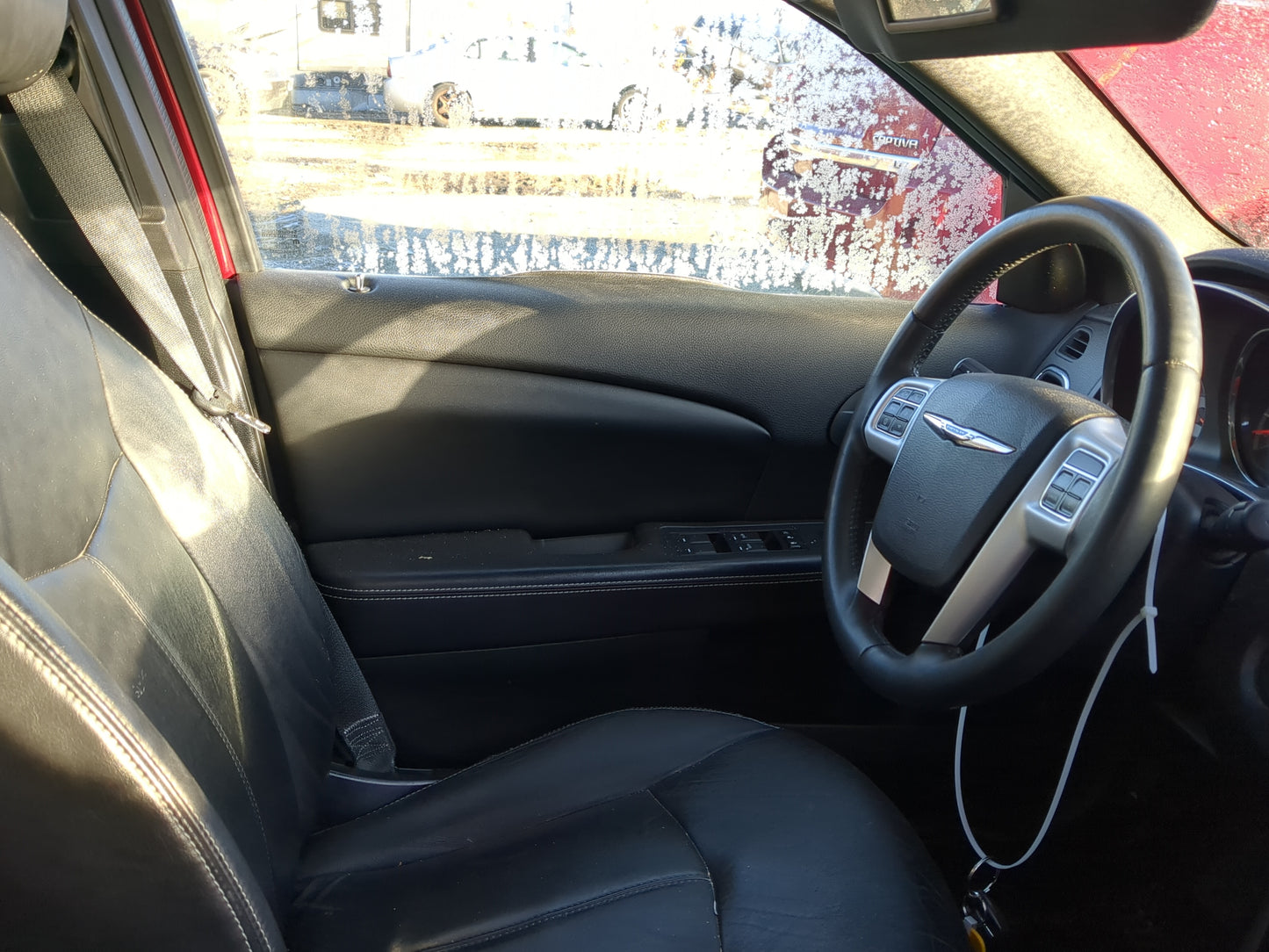 2012 Chrysler 200 Front Left Driver Interior Door Panel Trim - Oemusedautoparts1.com