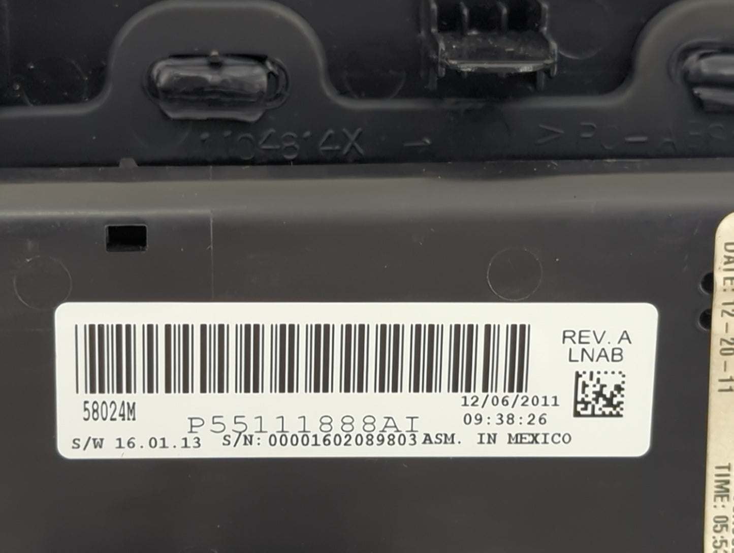 2011-2014 Chrysler 200 Climate Control Module Temperature AC/Heater Replacement P/N:P55111888AI 1SW6RDXRAD Fits OEM Used Aut