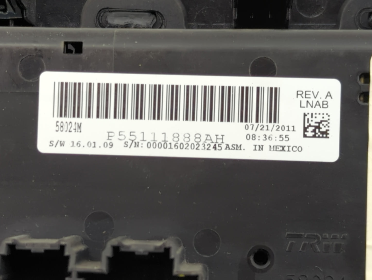 2011-2014 Chrysler 200 Climate Control Module Temperature AC/Heater Replacement P/N:P55111888AH Fits OEM Used Auto Parts - O