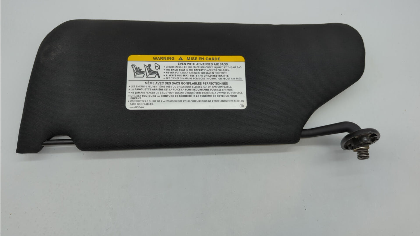 2011-2014 Chrysler 200 Sun Visor Shade Replacement Passenger Right Mirror Fits Fits 2011 2012 2013 2014 OEM Used Auto Parts