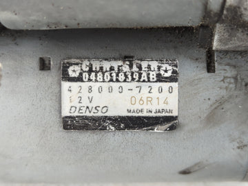 2011-2014 Chrysler 200 Car Starter Motor Solenoid OEM P/N:04801839AB Fits Fits 2011 2012 2013 2014 OEM Used Auto Parts