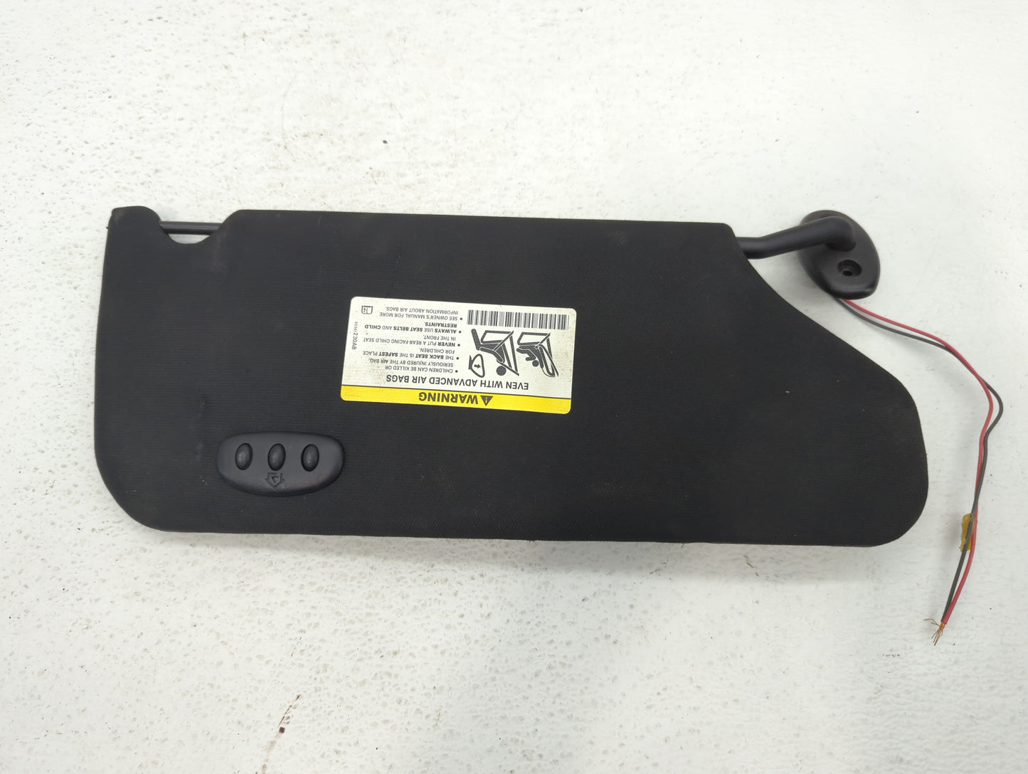 2011-2014 Chrysler 200 Sun Visor Shade Replacement Driver Left Mirror Fits Fits 2011 2012 2013 2014 OEM Used Auto Parts - Oe