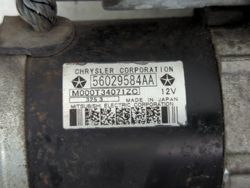 2012 Chrysler 200 Car Starter Motor Solenoid OEM P/N:56029584AA, 04608801AA Fits OEM Used Auto Parts