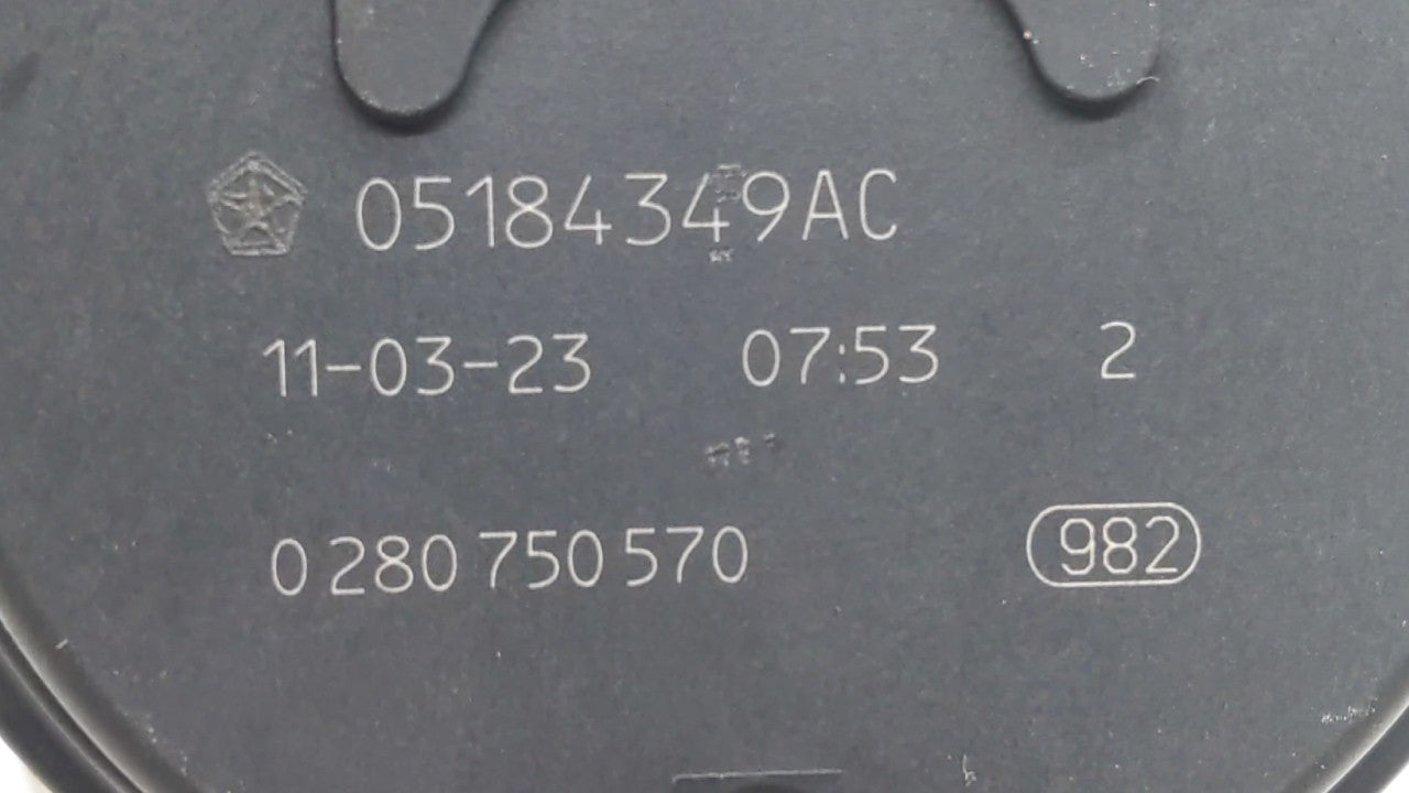 2011-2018 Chrysler 300 Throttle Body P/N:05184349AB 05184349AE, 05184349AC Fits Fits 2011 2012 2013 2014 2015 2016 2017 2018