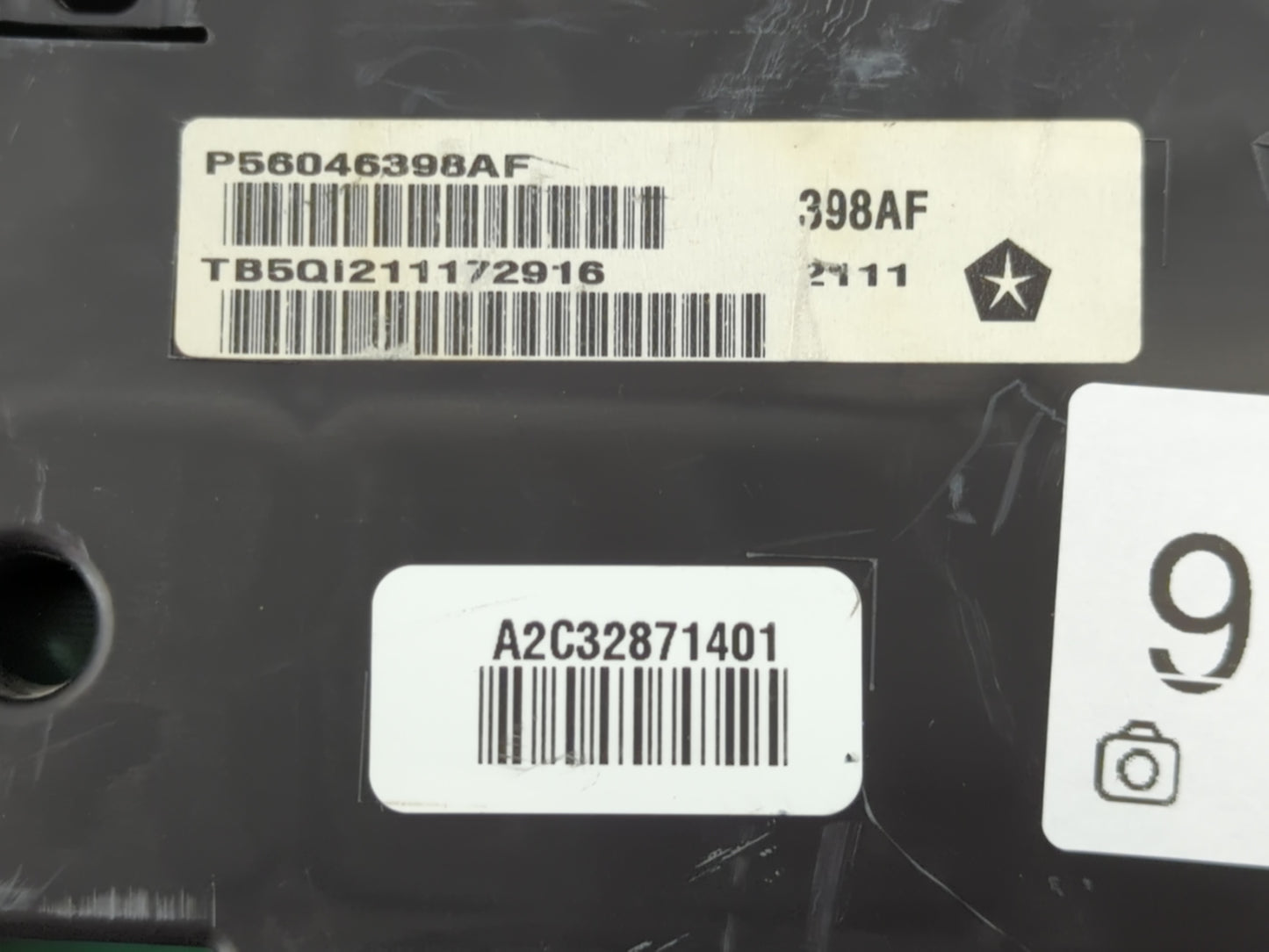 2012 Chrysler 300 Instrument Cluster Speedometer Gauges P/N:P56046398AF Fits OEM Used Auto Parts - Oemusedautoparts1.com