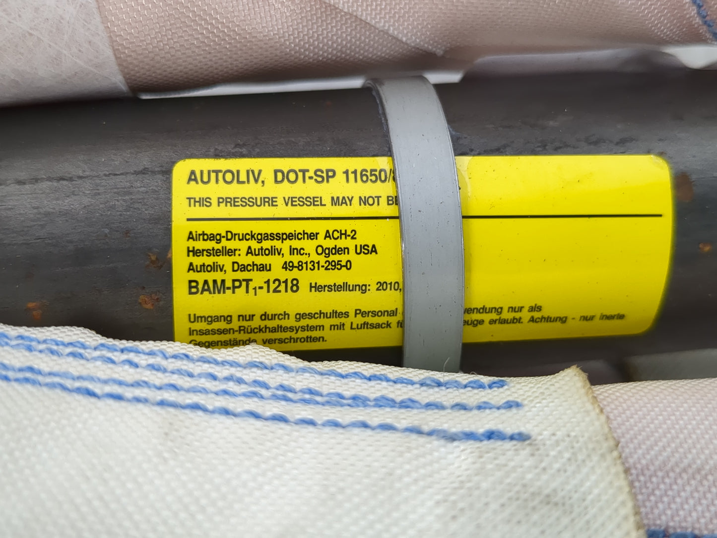 2012 Chrysler Grand Voyager Passenger Curtain Air Bag Oem - Oemusedautoparts1.com