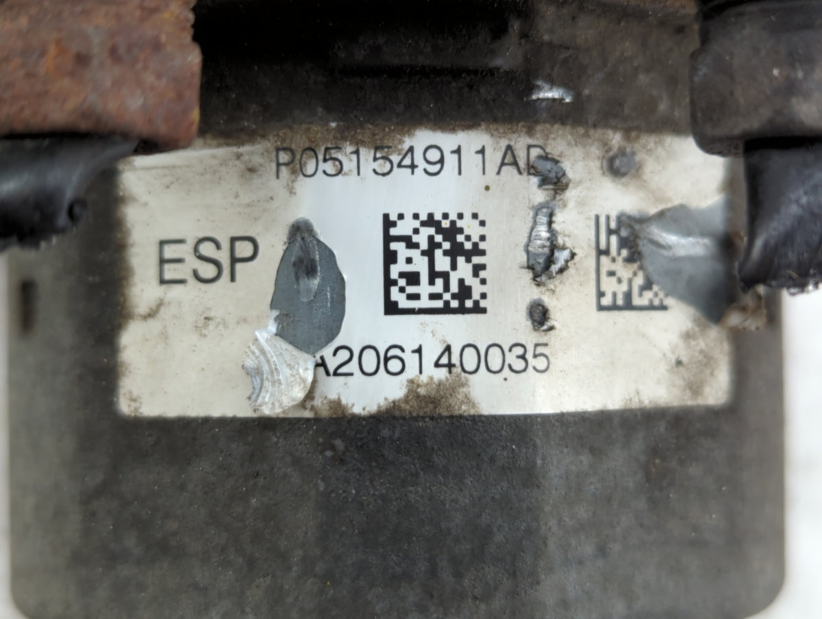 2012 Chrysler Town & Country Anti-Lock Brake ABS Pump Module Actuator OEM P/N:P05154911AD P05154911AE, P05154911AG Fits OEM