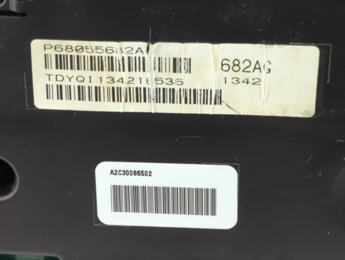2012 Chrysler Town & Country Instrument Cluster Speedometer Gauges P/N:P68055682AG Miles:193K Fits OEM Used Auto Parts - Oem
