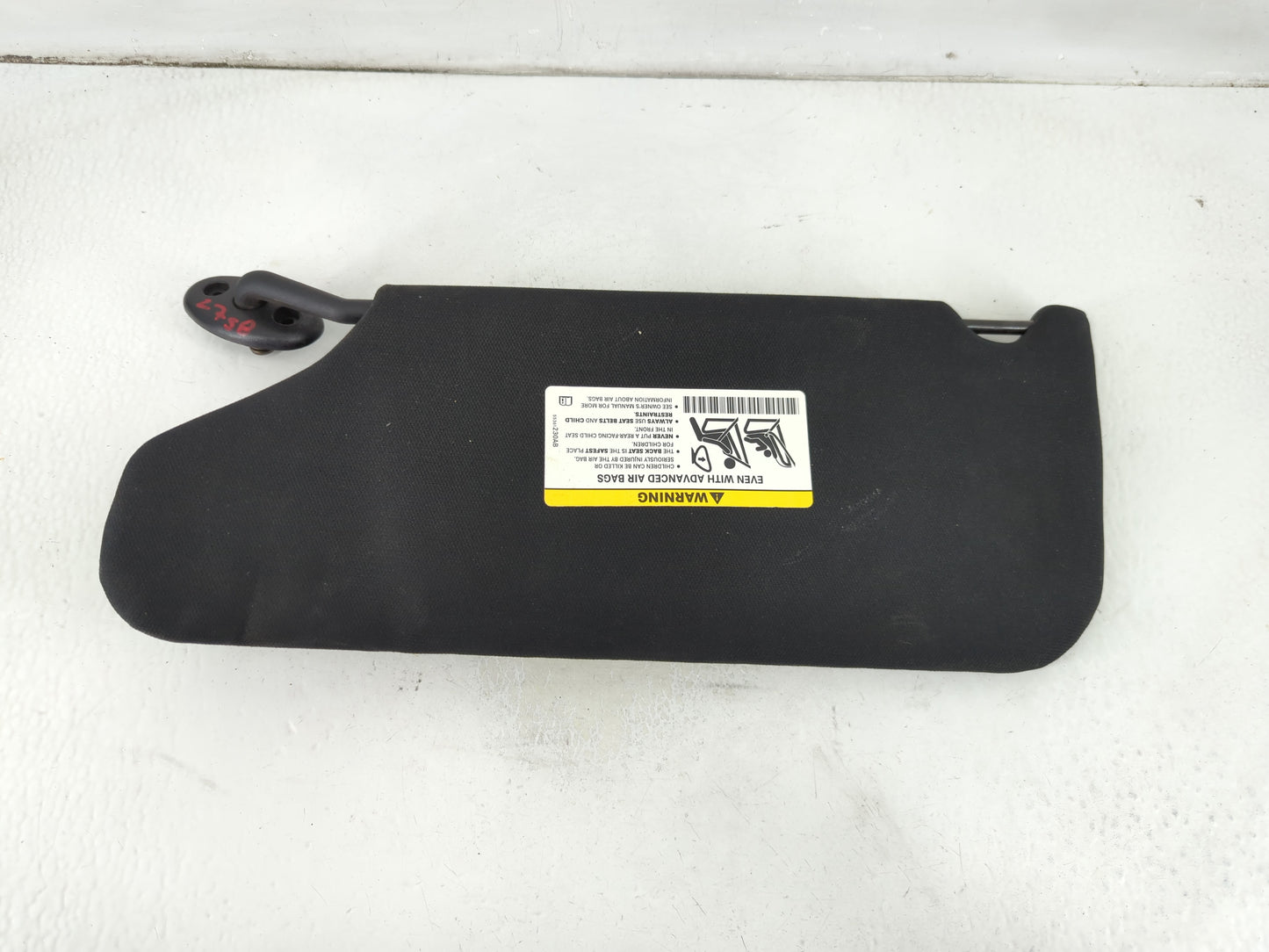 2011-2014 Dodge Avenger Sun Visor Shade Replacement Driver Left Mirror Fits Fits 2011 2012 2013 2014 OEM Used Auto Parts - O