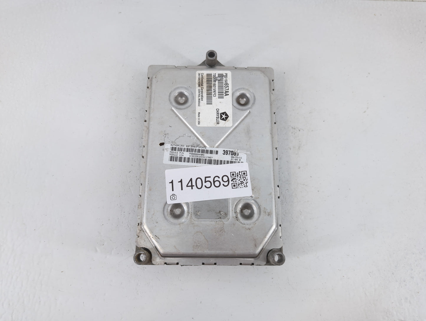 2012 Dodge Avenger PCM Engine Control Computer ECU ECM PCU OEM P/N:P05150657AA Fits OEM Used Auto Parts - Oemusedautoparts1.